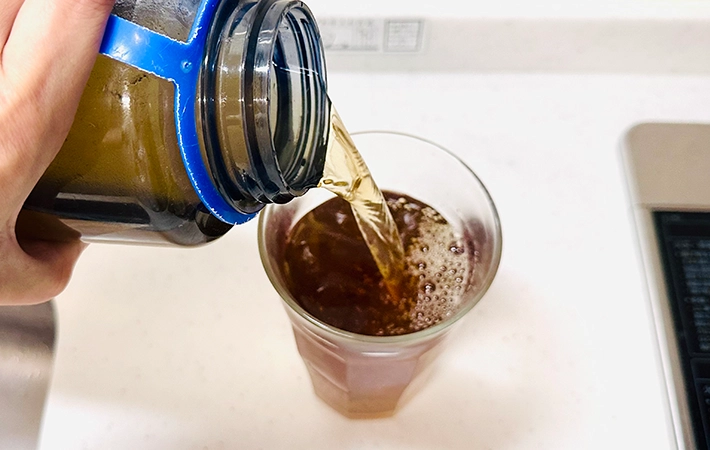 麦茶の写真（撮影：grapeライフハック編集部）