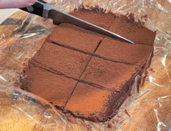 生チョコ風のデザートの写真（撮影：grapeフード編集部）