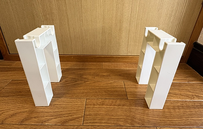 つっぱり棒用スリッパラックの画像