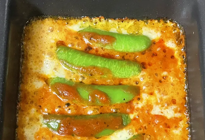 チーズが焼けた写真（撮影：grapeフード編集部）