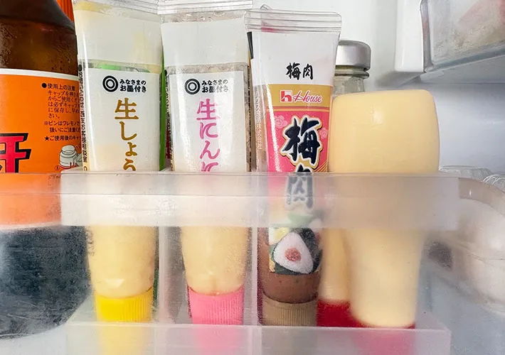 チューブ類を収納した画像（撮影:エニママ）