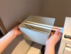 ダイソーのバスケットの画像