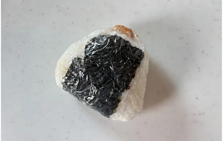 おにぎりにした画像（撮影：エニママ）