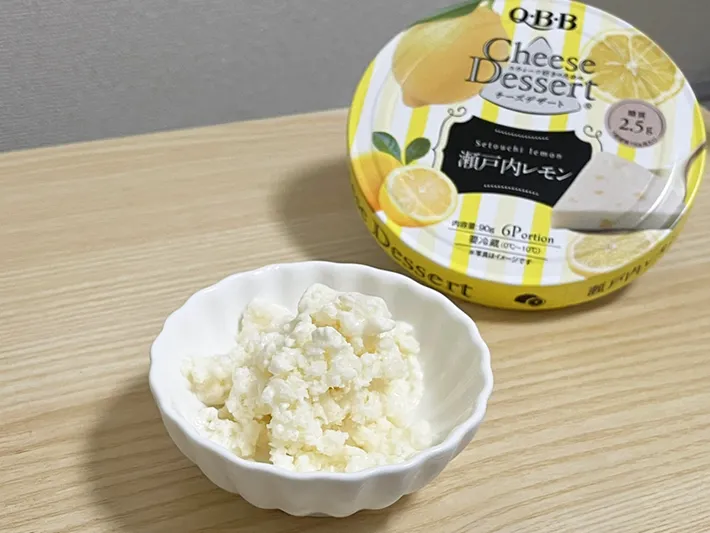 チーズグラニテの写真（撮影：grapeフード編集部）