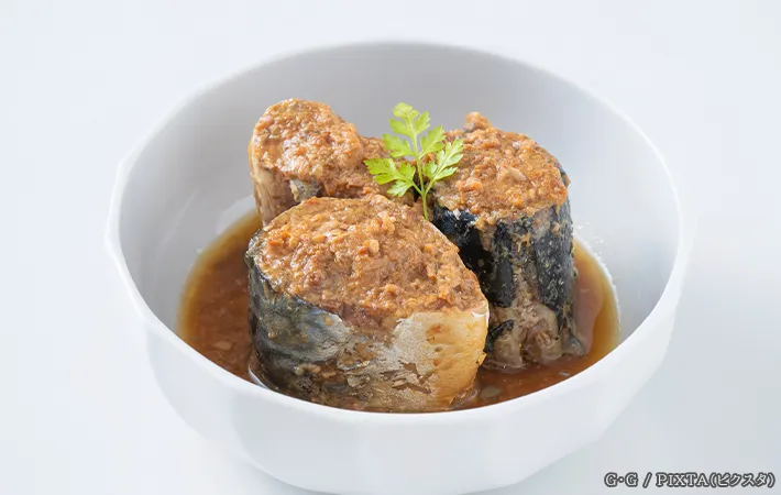 サバの味噌煮の写真