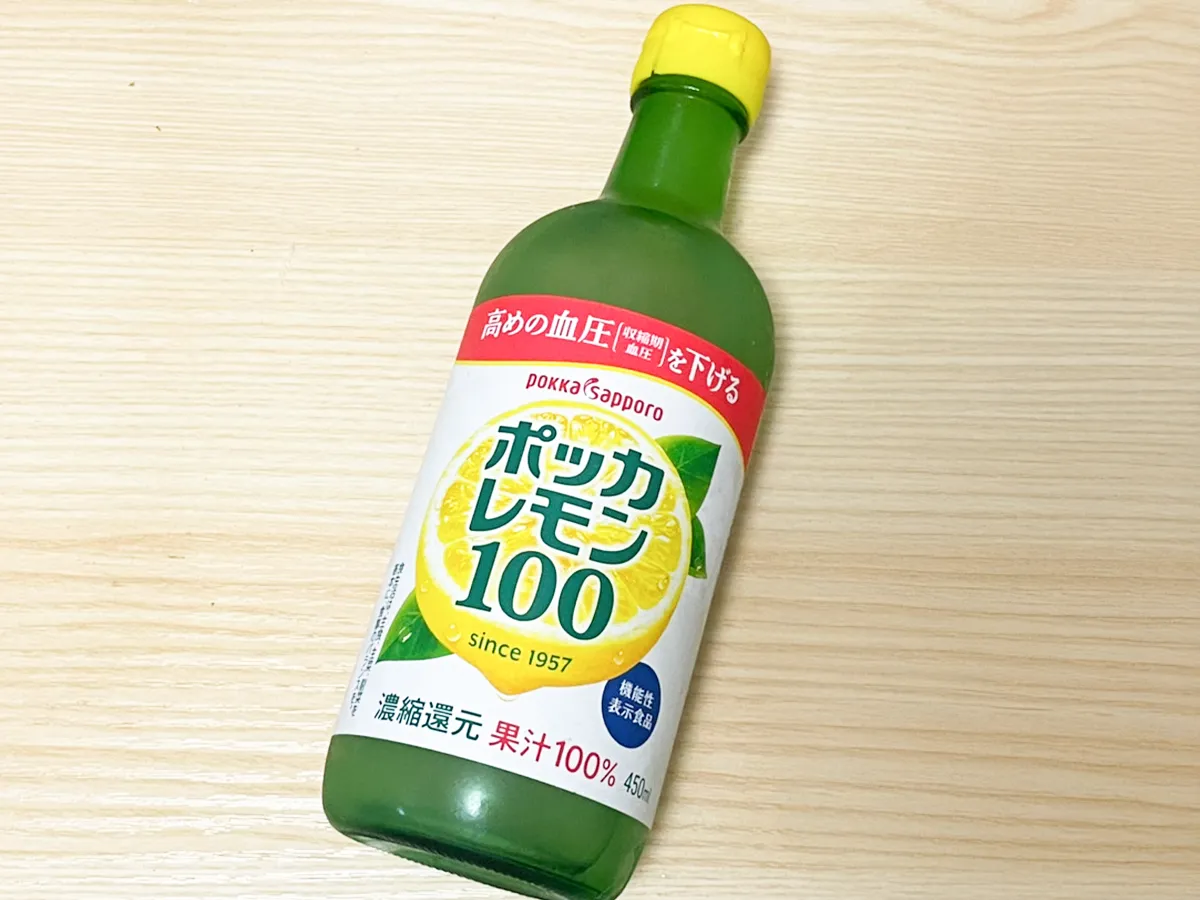『ポッカレモン100』の写真(撮影:grapeフード編集部)