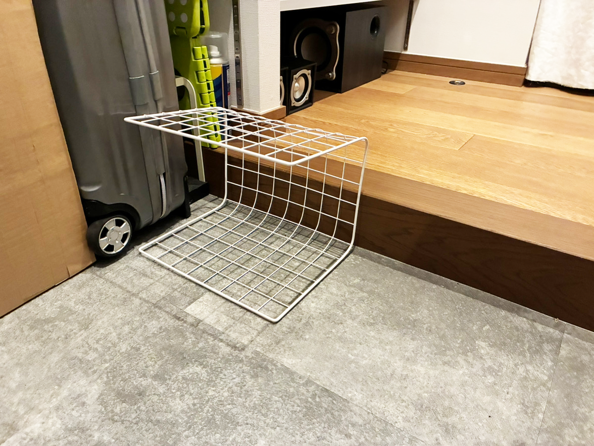 ワイヤーネットの活用写真(撮影:grapeライフハック編集部)