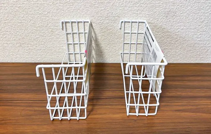 『ワイヤーネットラック（ホワイト）』の写真（撮影：ワード）