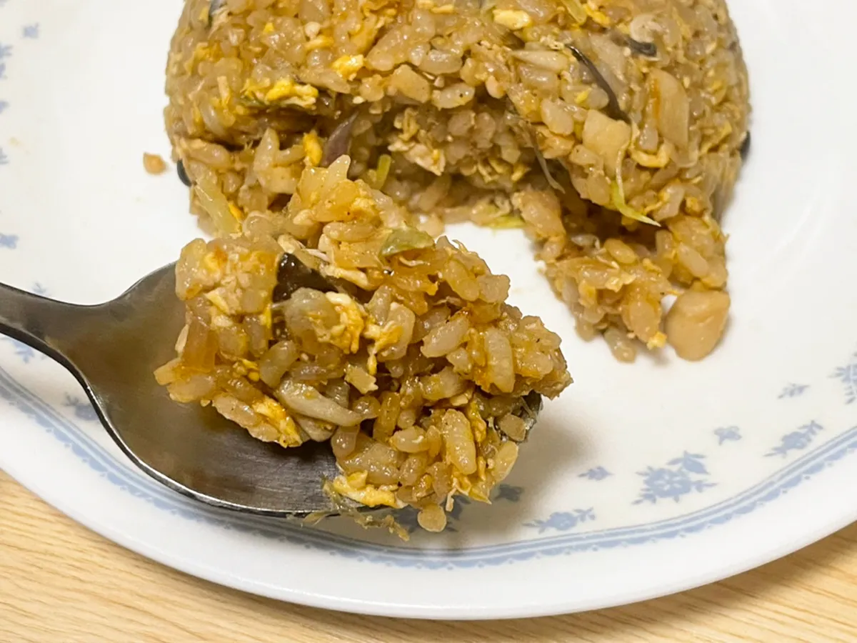 醤油チャーハンの写真（撮影：grapeフード編集部）