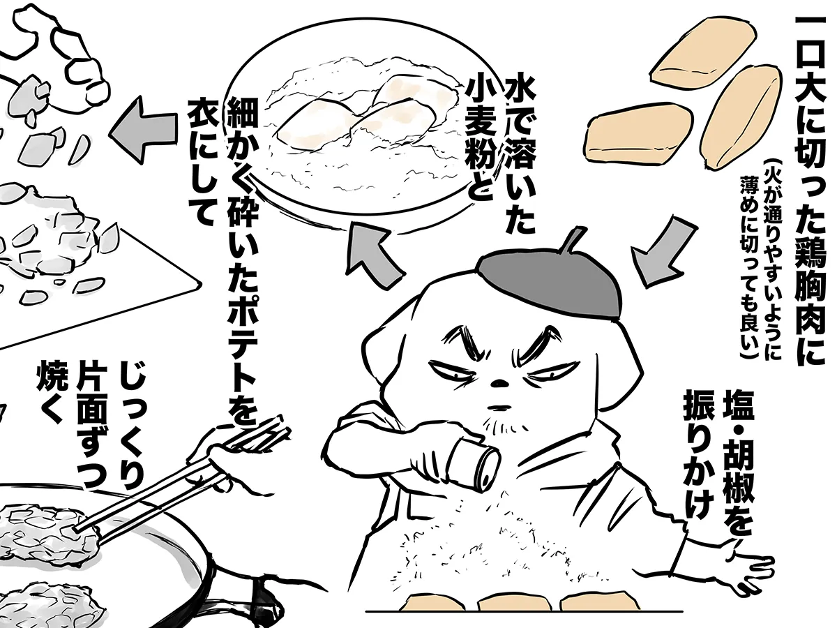 漫画家・ハルマキさんによる『45歳ぐーたら男の気まぐれ飯』の第5話の画像