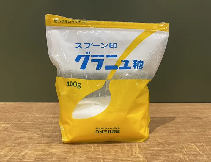 グラニュー糖の写真（撮影：grapeフード編集部）