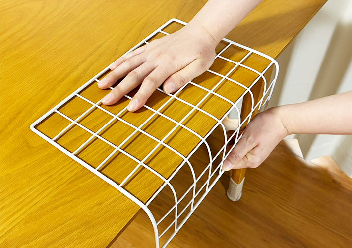 ワイヤーネットの活用写真（撮影：grapeライフハック編集部）