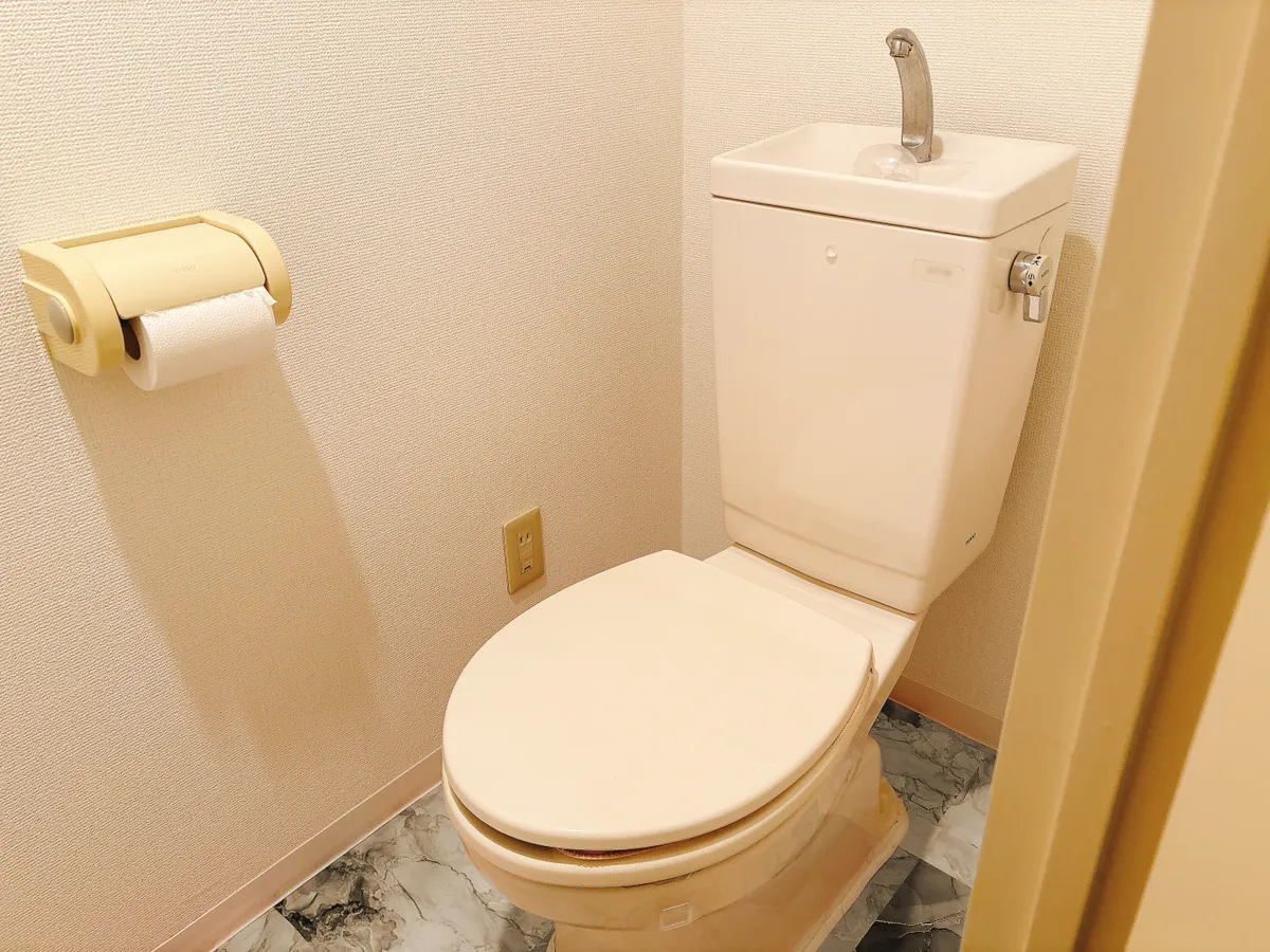 賃貸のトイレの写真(撮影:grapeライフハック編集部)