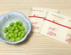 枝豆とチーズの写真（撮影：grapeフード編集部）
