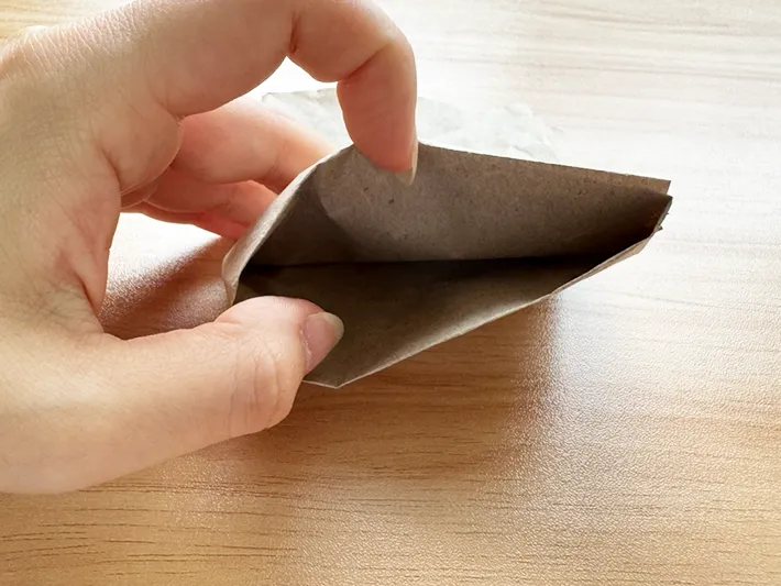 ゴミ袋の完成（撮影：grapeライフハック編集部）