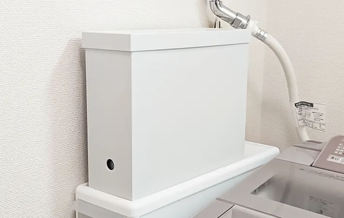 『再生ポリプロピレン入りファイルボックス』の活用写真（撮影：ワード）