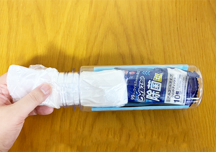 防災ボトルの作り方（撮影：grapeライフハック編集部）
