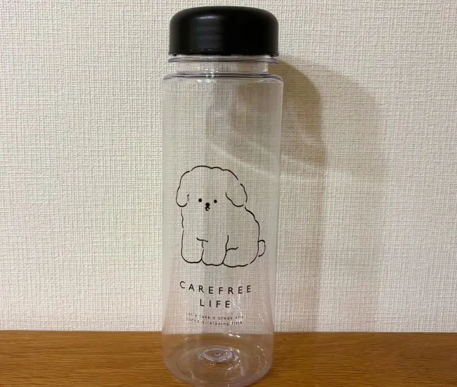 ウォーターボトル（撮影：grapeライフハック編集部）