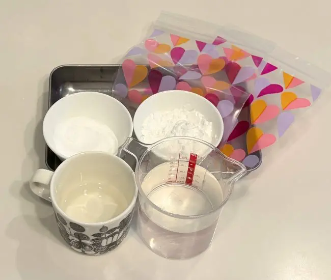 材料を揃えた様子（撮影：grapeライフハック編集部）