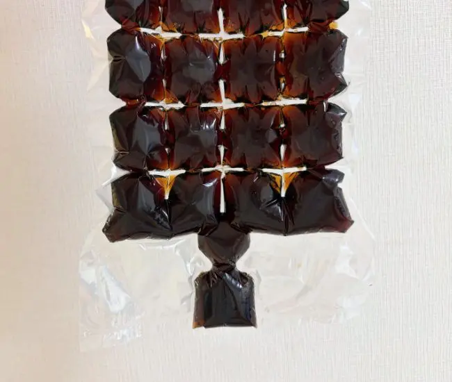 袋がふくらんでいる様子（撮影：grapeフード編集部）