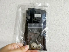 スーツの残布（画像提供：西村奈緒）