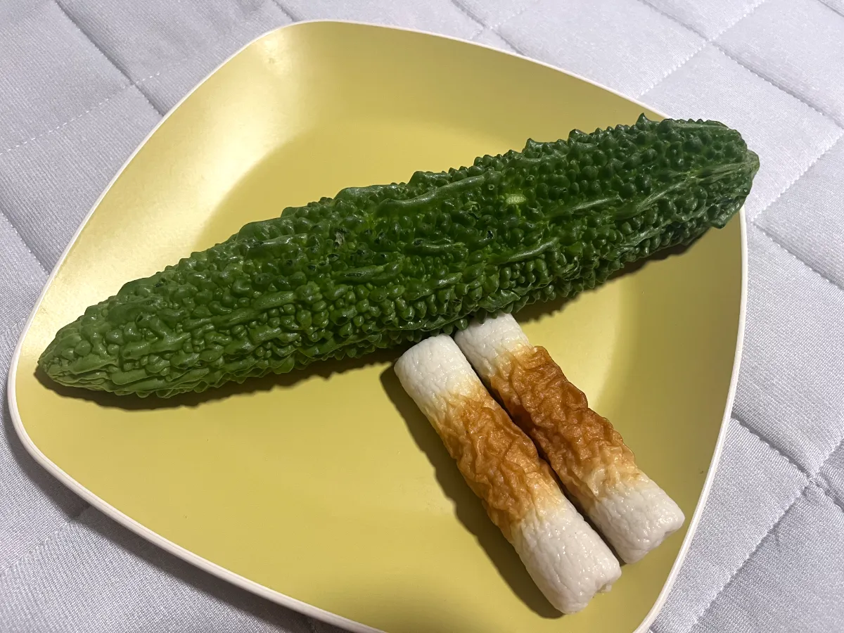 ゴーヤとちくわ