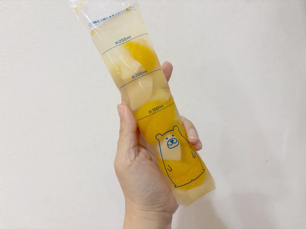 『氷棒』で作ったゼリーの画像（撮影：エニママ）