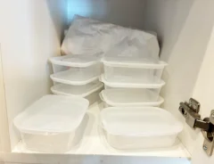 保存容器の整理術(撮影:grapeライフハック編集部)