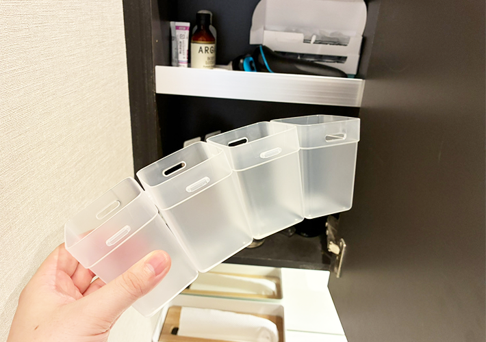 靴下カップの活用写真（撮影：grapeライフハック編集部）