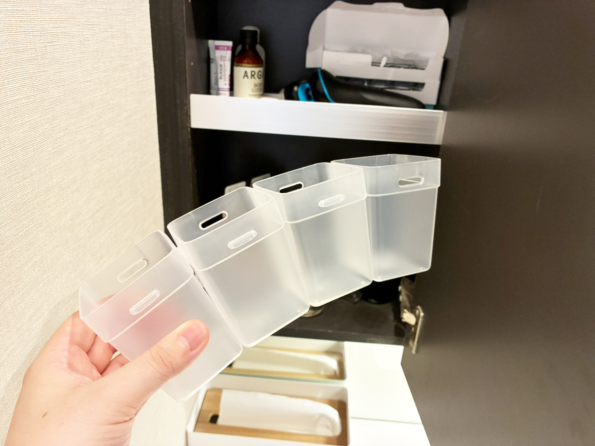 靴下カップの活用写真（撮影：grapeライフハック編集部）