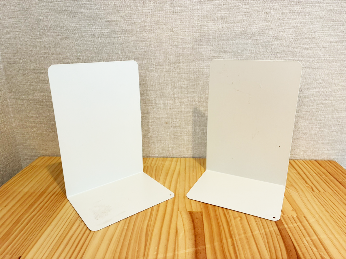 ブックエンドの活用写真(撮影:grapeライフハック編集部)