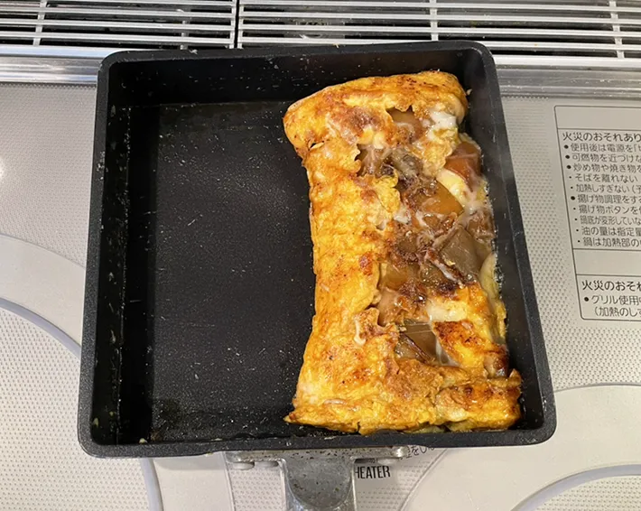 玉子焼きの写真（撮影：grapeフード編集部）