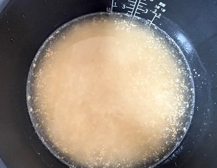 調味料を加えて混ぜた画像（撮影：エニママ）