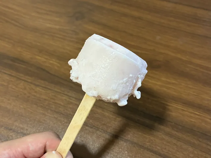 ヨーグルトを生かして作ったアイスキャンデー（撮影：grapeフード編集部）