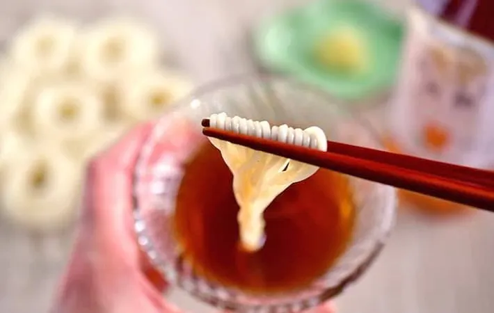 『紅茶割りとそうめん』の写真（撮影：小泉明代）
