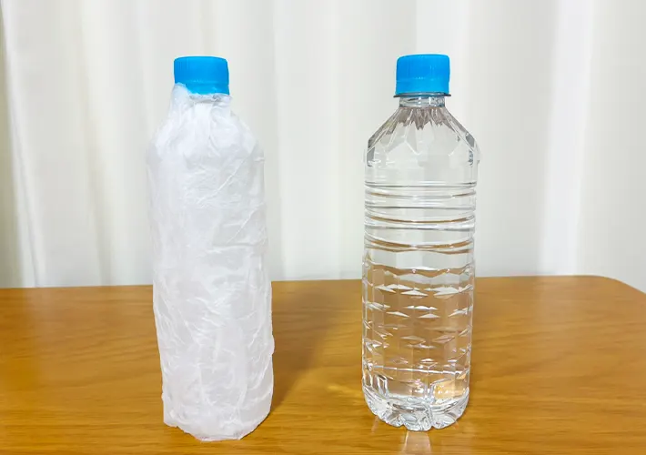 ペットボトルの検証写真（撮影：grapeライフハック編集部）