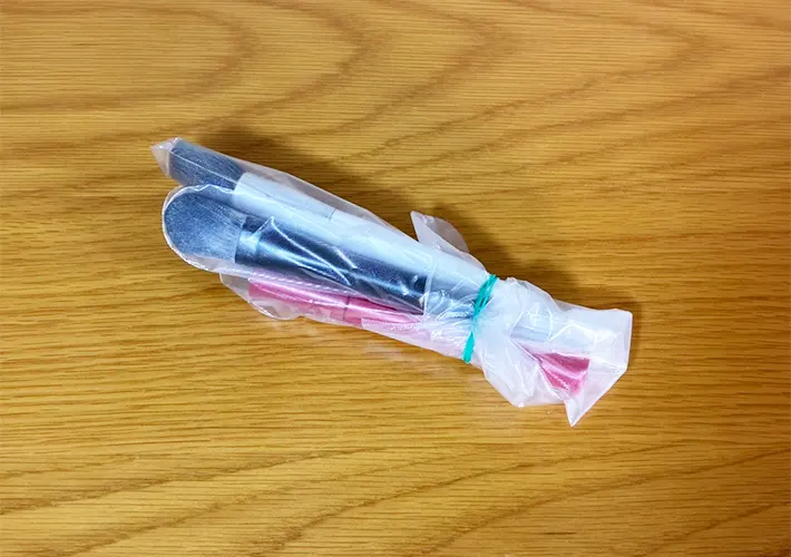 ビニール手袋の活用写真（撮影：grapeライフハック編集部）