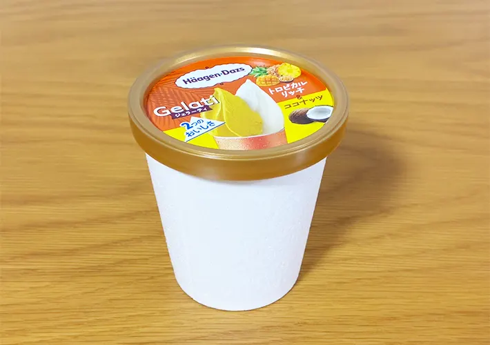 ハーゲンダッツの蓋の活用写真（撮影：grapeライフハック編集部）