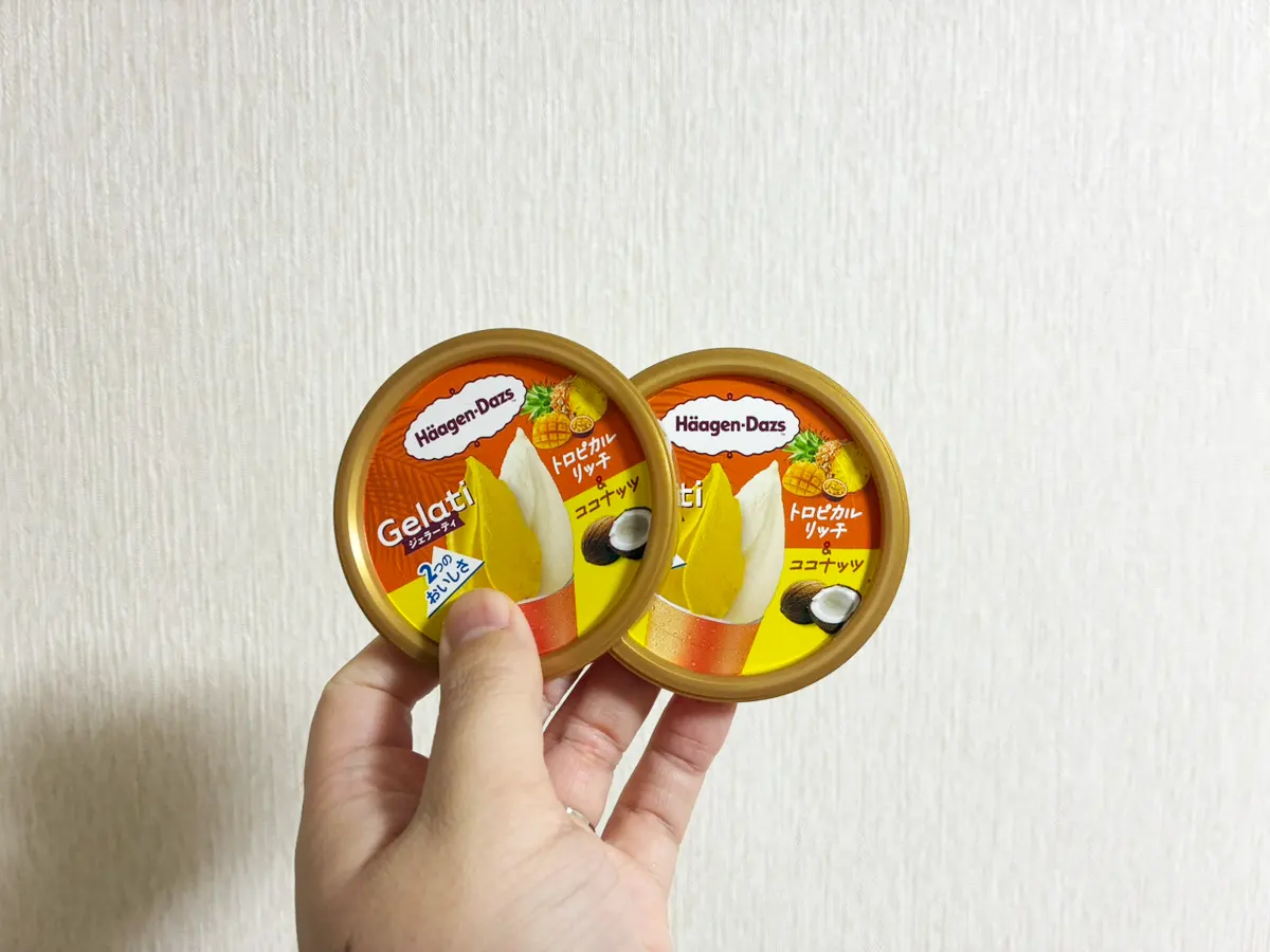 ハーゲンダッツの蓋の活用写真(撮影:grapeライフハック編集部)