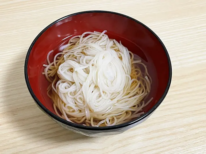 そうめんの写真（撮影：grapeフード編集部）