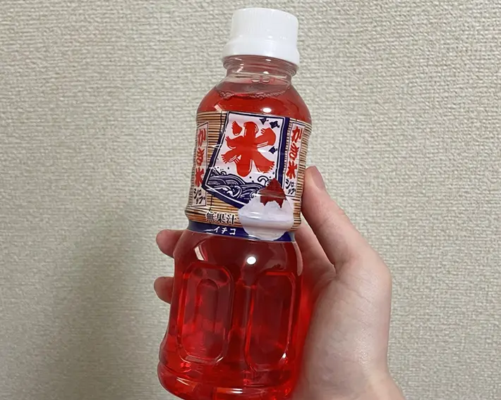 かき氷シロップの写真（撮影：grapeフード編集部）