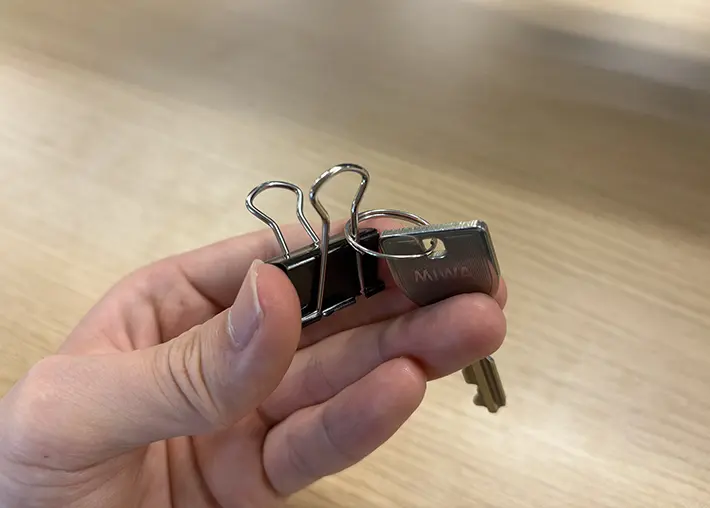 ダブルクリップの画像