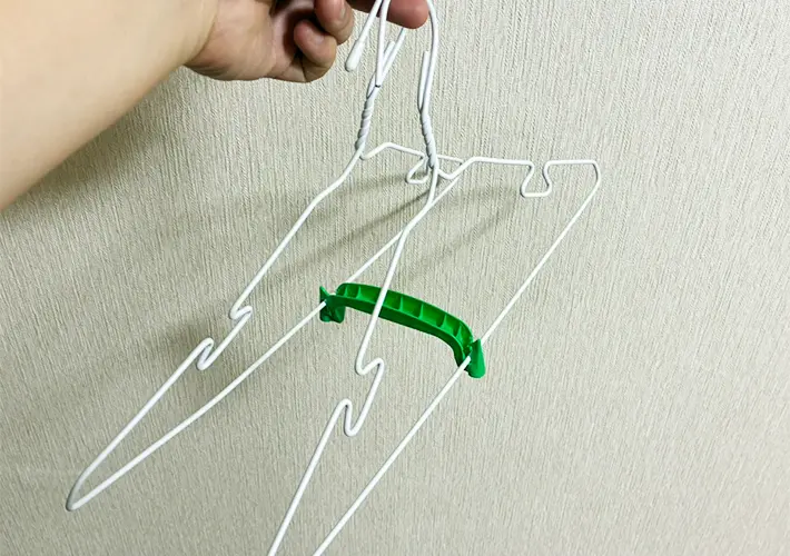服を効率よく乾かす説明写真（撮影：grapeライフハック編集部）