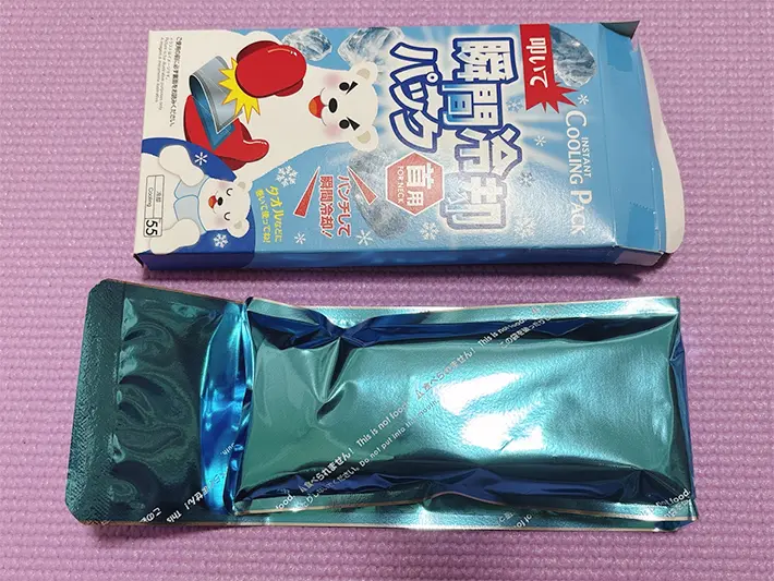 瞬間冷却パックの写真（撮影：grapeライフハック編集部）