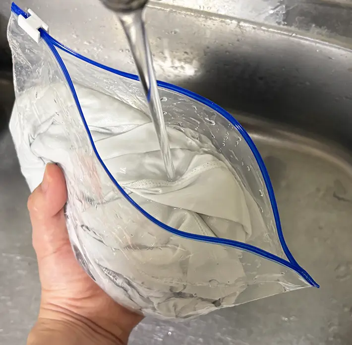 ジッパーつき袋の画像