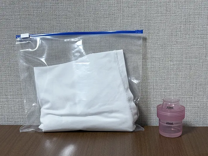 ジッパーつき袋の画像