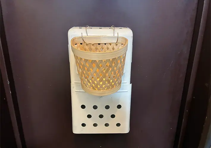 バンブーバスケットの写真（撮影：grapeライフハック編集部）