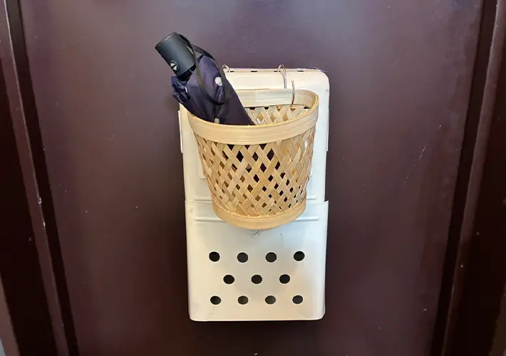 バンブーバスケットの写真（撮影：grapeライフハック編集部）