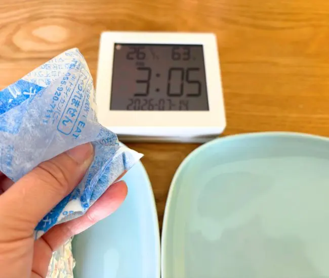 そのままの保冷剤の温度（撮影：grapeライフハック編集部）