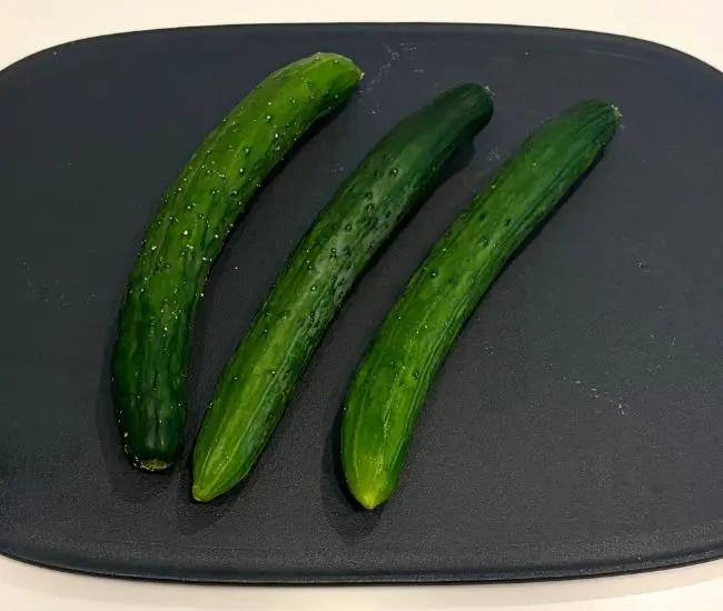 用意したキュウリ（撮影：grapeフード編集部）